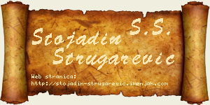 Stojadin Strugarević vizit kartica